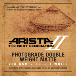 Arista-II Double Weight Inkjet Paper - 200gsm 36 in. x 100 ft. Roll